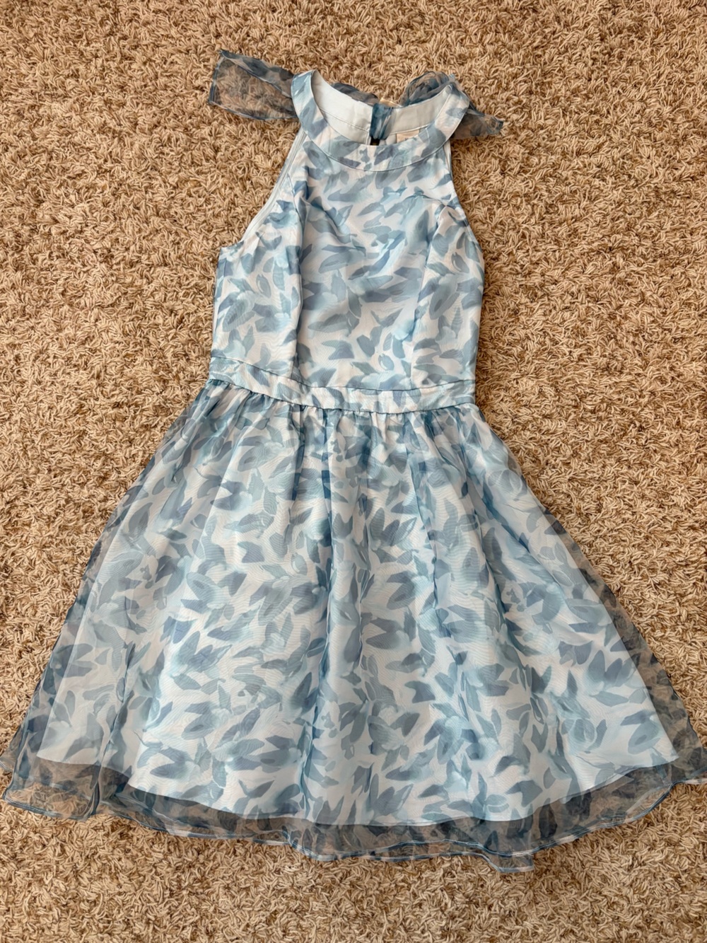 New Disney LC Lauren Conrad Cinderella Pale Blue Floral Party Dress